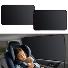 ZATOOTO Car Window Shade for Baby Car Privacy Shades Full Blackout Car Window Covers for Back Window Magnetic Side Window Shade Universal Cool Down Your Car Great for Traveling, Camping Privacy