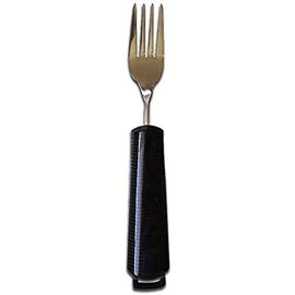 Mobiclinic Bendable Fork Ergonomic Table Fork Cutlery for Seniors Stainless Steel Fork Adjustable Angle Cutlery for Disabled Cutlery Black