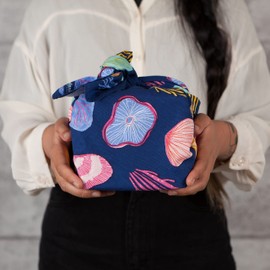 Danica Studio Reusable Furoshiki Gift Wrap, Neptune