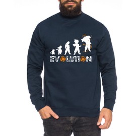 Evolution Goku Dragon Master Son Ball Vegeta Turtle Roshi Db Men's Sweatshirt, navy