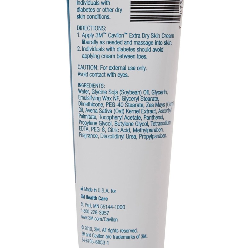 3M Cavilon Cream For Extra Dry Skin, Scented, Contains Glycerin