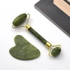 OHYER Face Roller Face Massager Gua Sha Stone Jade Roller