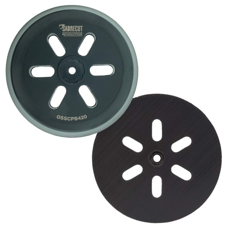 1 x SabreCut OSSCPB420 150mm Medium Hard 6 Hole Random