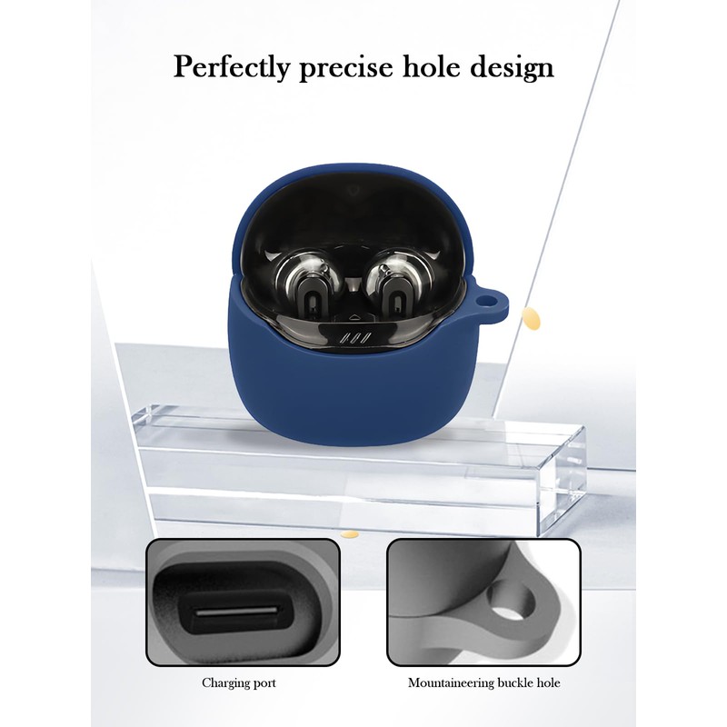 Case for JBL Tune Flex 2-True Wireless Noise Cancelling Earbuds,Soft