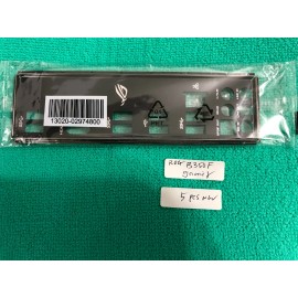 ASUS IO SHIELD FOR ASUS  ROG STRIX B350F GAMING ,SEALED NEW