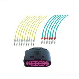 For Dodge Ram 1500 2500 Headlight Pigtail Harness Connector, Plug Harness for 2013-2018 Ram Projector Halogen & HID Headlight