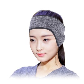 Obacle Ear Warmer Headband for Winter Non Slip Earmuff for Girls Women Men Ear Band Fleece Headband Ear Cover Muffs for Running Jogging Cycling Riding Motorcycle Yoga (Gray 2 Pack)