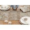 Faux Fur Design Table Runner, 15"x36", Grey