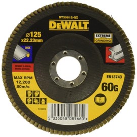 Dewalt Flap disc 125 mm 60 Grit Flat Type 27, DT30612 QZ
