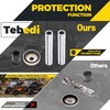 TEBEDI A Arm Bushing Kit Compatible with 2015-2022 Honda TRX500
