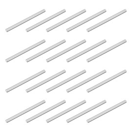 sourcing map 20Pcs M3 x 45mm 304 Stainless Steel Dowel Pin, Cylindrical Shelf Support Peg Pin Parallel Pin Fastener for Mechanical Manufacturing, Industry, Furniture Installation, Silver