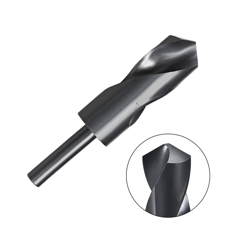 sourcing map Reduced Shank Drill Bit 32mm High Speed Steel