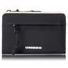 Umbro Men's and Women's Bifold Wallet with Round Zipper, Nylon,