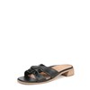 VIONIC Women's Mabel Slide Sandal, Black TMB Leather, 6