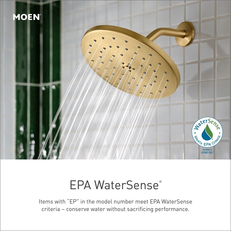 Moen 6302EPORB One-Function Eco-Performance Shower Head, Oil Rubbed Bronze