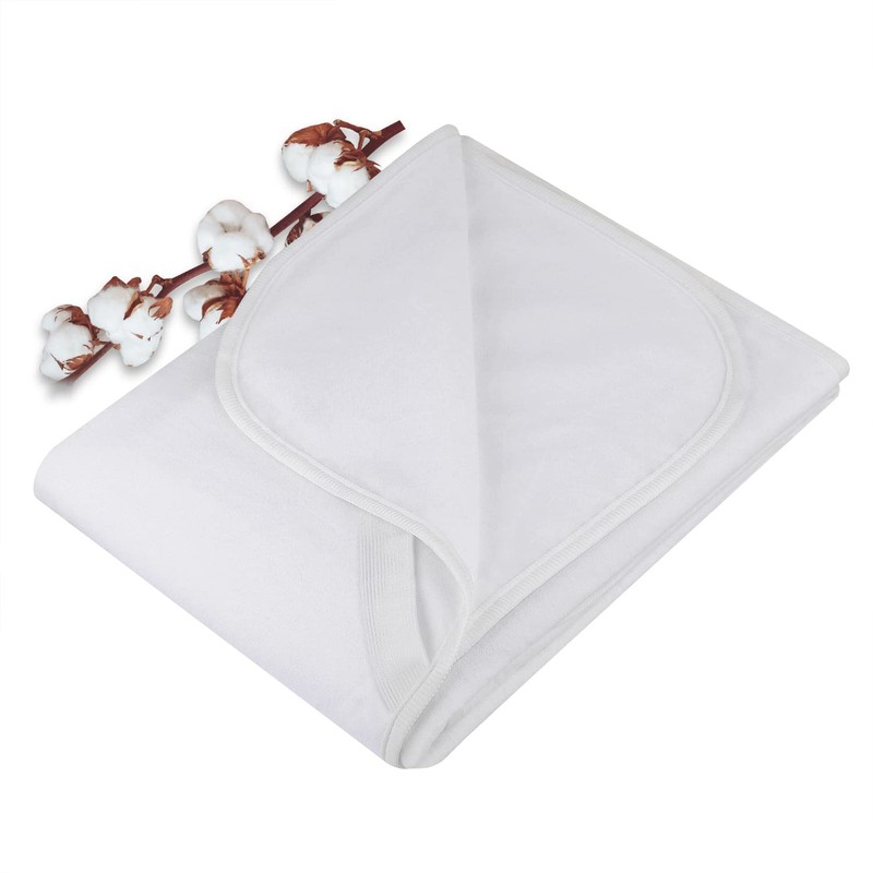 Molton Mattress Protector, 90 x 200 cm, Made from 100%
