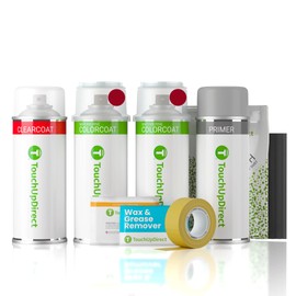 TouchUpDirect Mysterious Red Sunglo Motorcycle Touch Up Paint Compatible With Harley Davidson Exact Match Automotive Spray Paint Aerosol - Platinum Kit