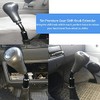 KIMISS 5 Inch Car Gear Knob Extender, Straight Gear Lever