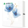 Serviettenshop 20 Blue Flower Pattern Napkins, 3-Ply, 33 x 33