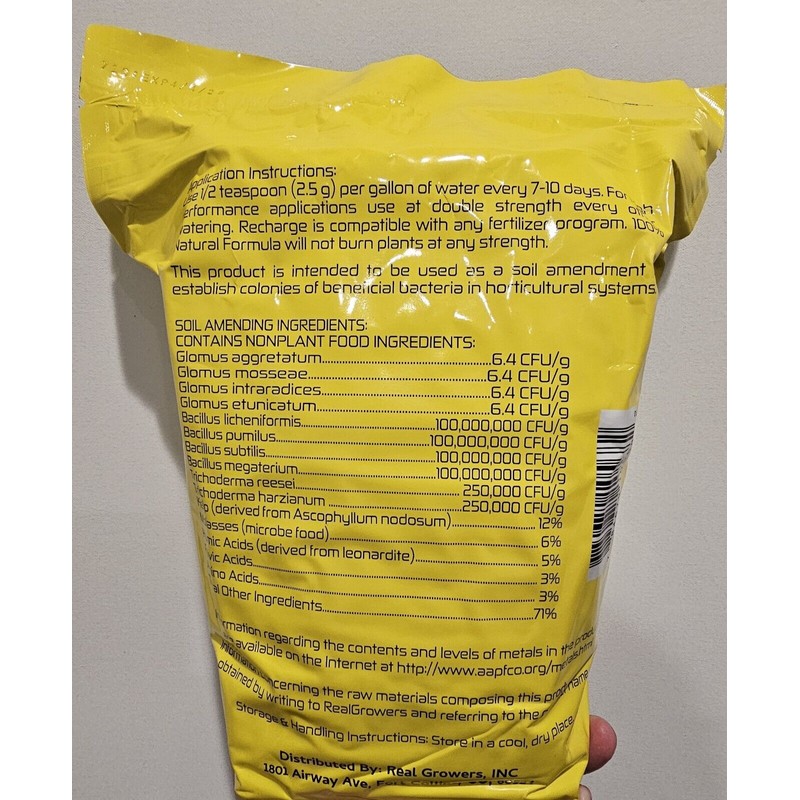 Real Grower's Recharge, Soil Inoculant & Growth Stimulator, This Is