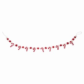 GALLERIE II Candy Cane Garland Red