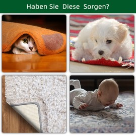 banpa Non-Slip Mat for Carpet, Pack of 12, Washable and Reusable Carpet Non-Slip Underlay, Non-Slip Pads Made of High-Quality Materials to Prevent the Carpet from Slipping