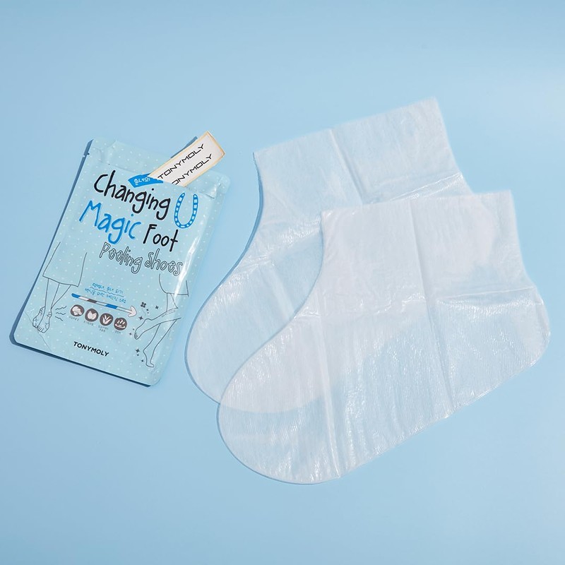 TONYMOLY Changing U Magic Foot Peeling Shoes – 10-Pack Gentle