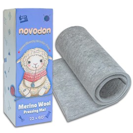 Novodon Merino Wool Pressing Mat 22" x 60" 100% Wool Pressing Mat for Quilting and Ironing Mat