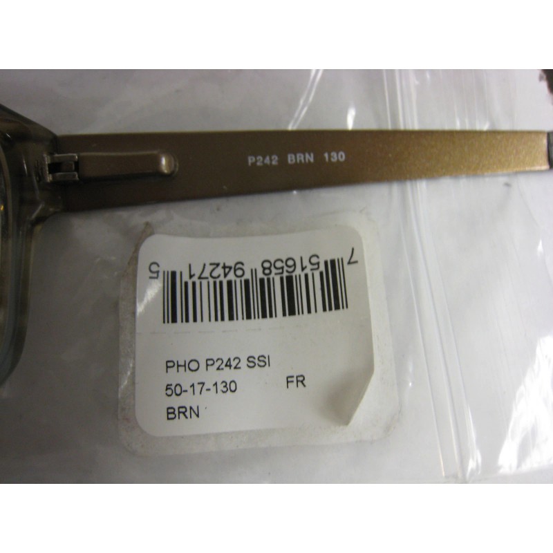Phoebe Couture Eyeglass Frames P242 BROWN 50-17-130 With Case New