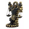 Ebros Large Ancient Egyptian God Anubis Scales Of Justice Statue