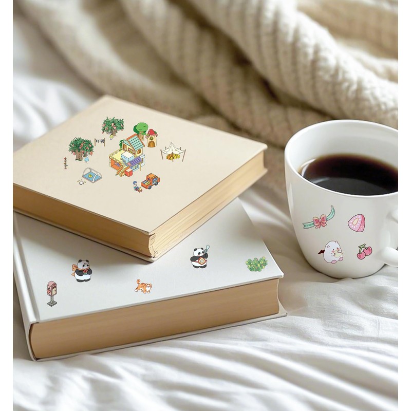 Sticker Book, 6 Sets DIY 3D House Stickers, Fun DIY