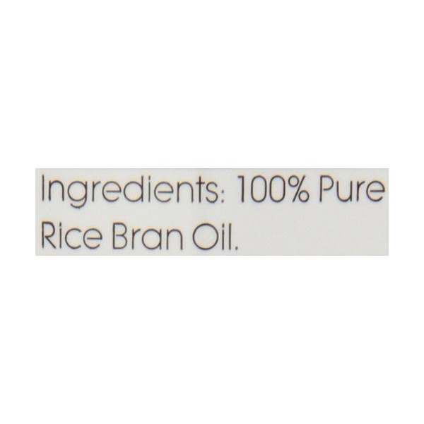 RICE BRAN OIL | All Natural, Made from 100% Non-GMO Rice | Rich in Vitamin E and Gamma-Oryzanol | Unfiltered, Non Winterized, No Trans Fat and Heart Healthy | 12.7 Oz Glass bottle By Tophé