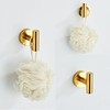 Brushed Gold Bathroom Hardware Set 10 Piece with Towel Racks