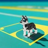 Larcele Micro Dog Building Blocks DIY Pet Mini Building Toy