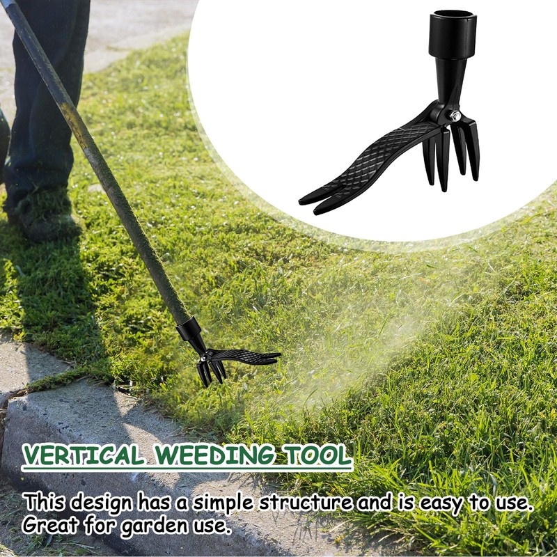 Vordpe Stand Up Weed Puller, Hand Weed Puller Tool for