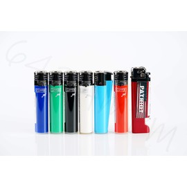 Bundle - 7 Items - 6X Clipper Full-Size PIEZO Ignition Refillable Jet Torch Flame Lighters and Patriot Disposable Lighter