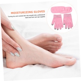 Beavorty Moisturizing Hand Foot Care Gel Socks Spa Gloves Set Softening Foot Mask Gloves for Women
