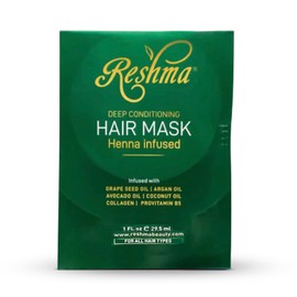Reshma Beauty Deep Conditioning Hair Mask |Hair Treatment Infused with Collagen & Pro-Vitamin B5|Restorating & Nourishing for All Hair Types | (Pack of 1), 1.05 fl.oz