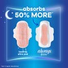 Always Infinity Feminine Pads For Women, Size 4 Overnight Absorbency,