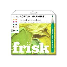 Frisk Acrylic Marker Set of 12 (1mm)