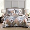 HoneiLife Quilt Set King Size - 3 Piece Microfiber Quilts