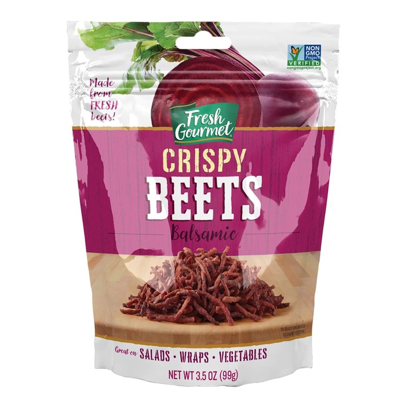 Fresh Gourmet Crispy Beets Balsamic and Fresh Gourmet Crispy Onions
