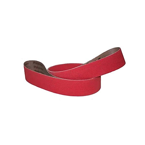 2X72 Performance RED Premium Ceramic VSM Sanding Belts 3 Pack
