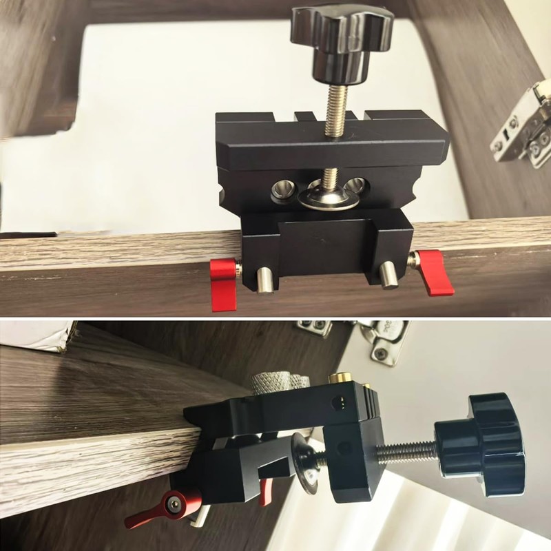 Adjustable Self Centering Doweling Jig,3-in-1 Woodworking Dowel Jig,L/T Shaped Woodworking