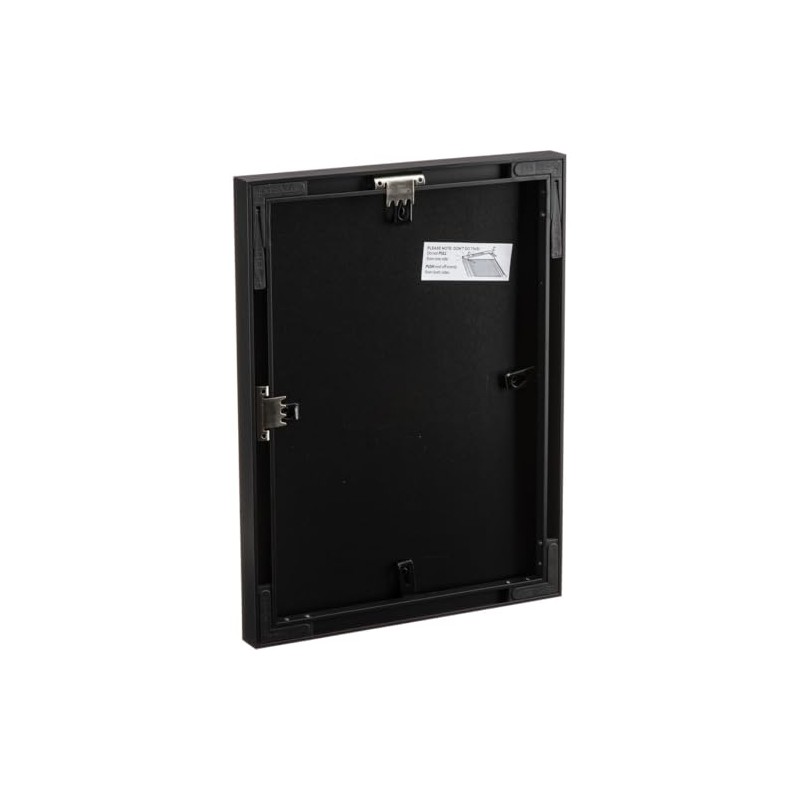Fineline Picture Frame Color: Black, Size: 18" x 24" Frame/None