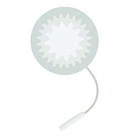Uni-Patch S Series White Tricot Electrodes, 2" Round, 40 Pack