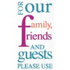 Boston International Disposable Hand Paper Guest Towel Please Use Art Pop 32CT