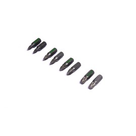 Barnwell Set of 8 PZ0 PZ1 PZ2 PZ3 Pozi Screwdriver Bits 1/4" Hex Drive for Drill