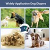 ZINGTERRA 4Pack Reusable Dog Diapers Male,Leakproof Pet Soft Dog Belly