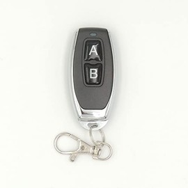 DieseRC 1527 Learning Code Wireless Remote Control Transmitter Keychain 433Mhz 2 Buttons, for use with DieseRC Receiver